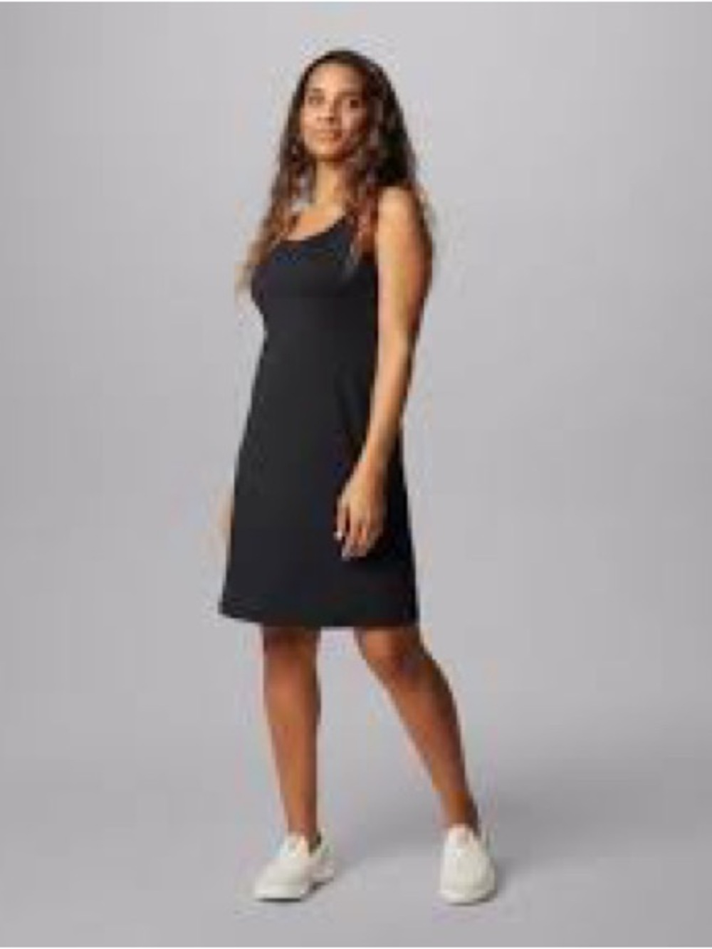 Columbia Sportswear Classic Black Scoop-Neck Midi Dress